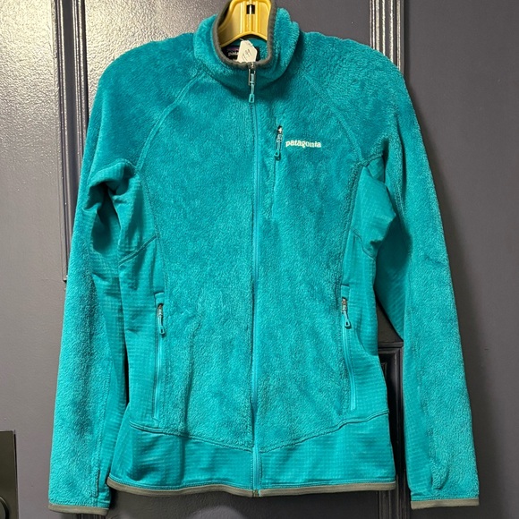 Patagonia Tops - Patagonia Full Zip Sweater Jacket Fleece Green Medium